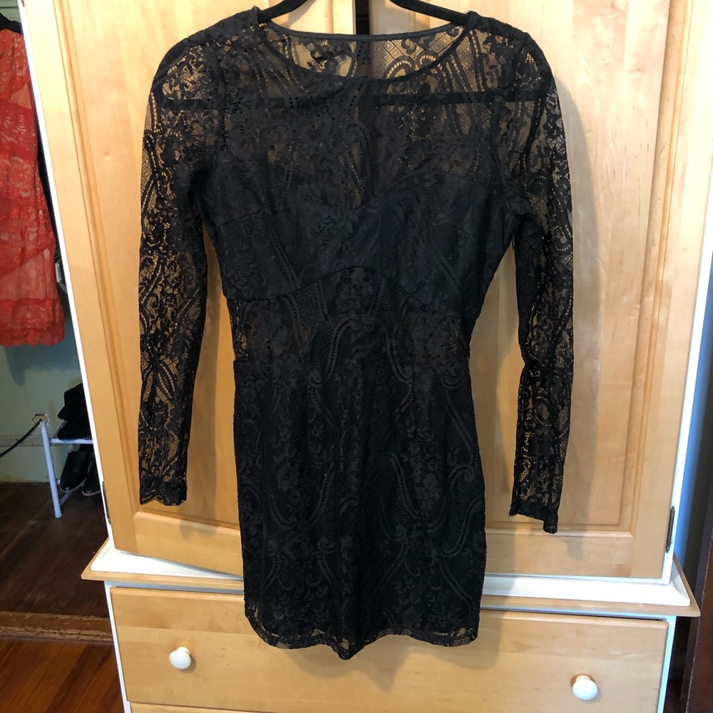 Tobi Black Cocktail Dress